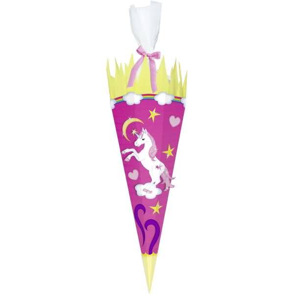 Schultüten-Bastelset 68cm easy line Einhorn