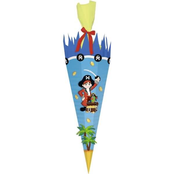 Schultüten-Bastelset 68cm easy line Pirat