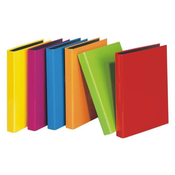 Ringbuch Velocolor A4 25mm 2 Ringe A4 farbig sortiert