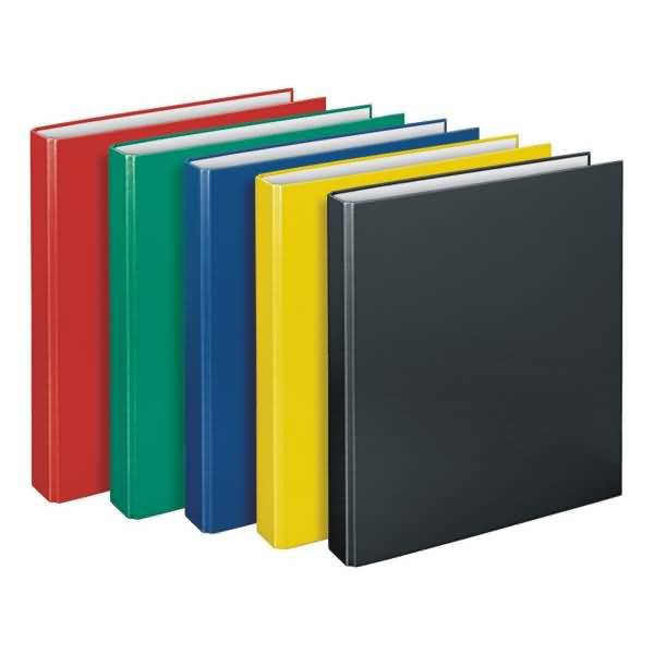 Ringbuch Basic A4 PP kaschiert 4-D-Ring-Mechanik 25mm 5 Farben sortiert
