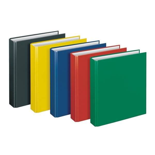 Ringbuch Basic A5 PP kaschiert 4-D-Ring-Mechanik 25mm 5 Farben sortiert