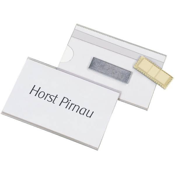 Namenschilder 60x30mm mit Magnet