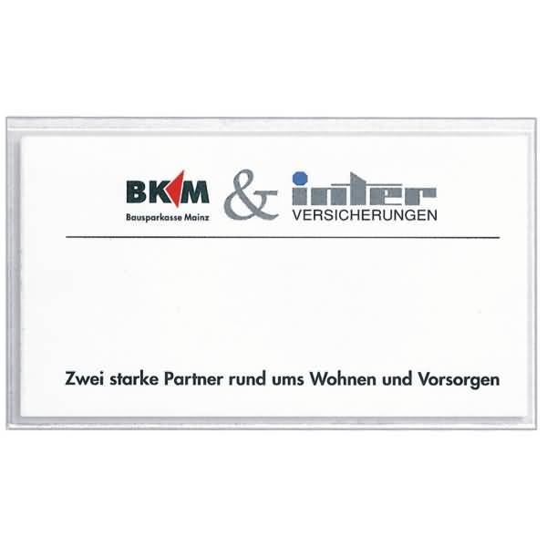 Visitenkartentasche Velocoll selbstklebend 101x52mm