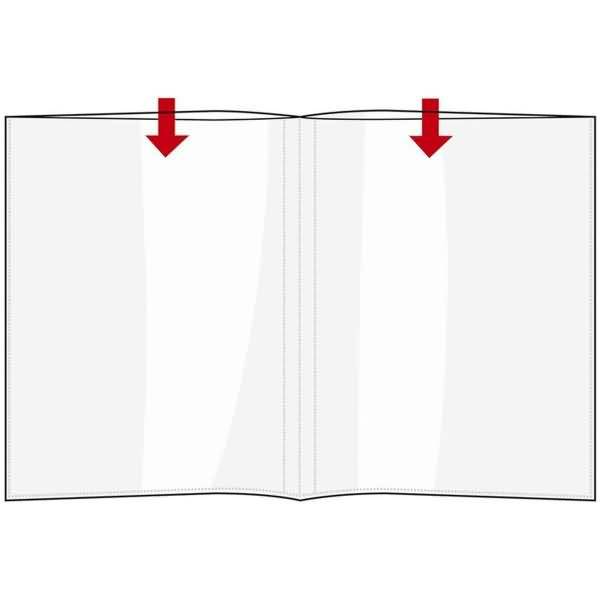 Doppelhülle A4 PP-Folie 75my VE=10 Stück
