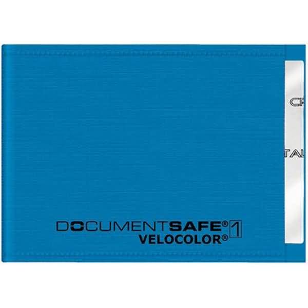 Kartenschutzhülle Document Safe RFID mit Abschirmfolie 90x63mm blau