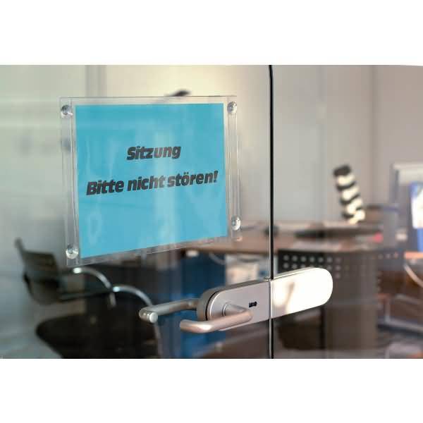 Info-Hülle A4 mit Saugnäpfen