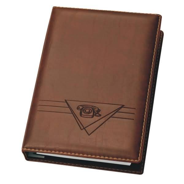 Telefonringbuch Exquisit 145x225mm braun