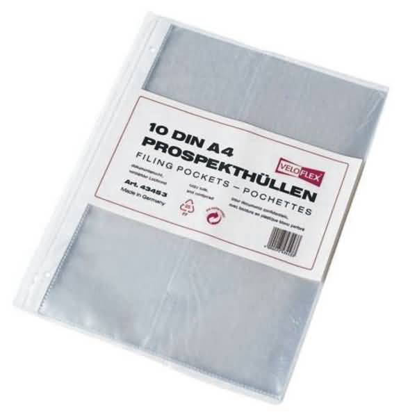 Prospekthüllen A4 75my glasklar VE=10 Stück