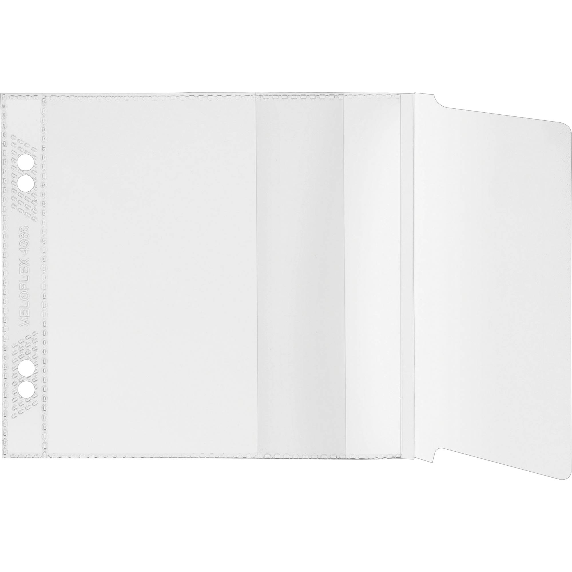 Veloflex CD/DVD Hülle 4366100 für 1CD PP transparent