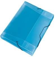 Veloflex Sammelbox Crystal, Blau, Polypropylen (PP), A4, 320 mm, 230 mm, 30 mm