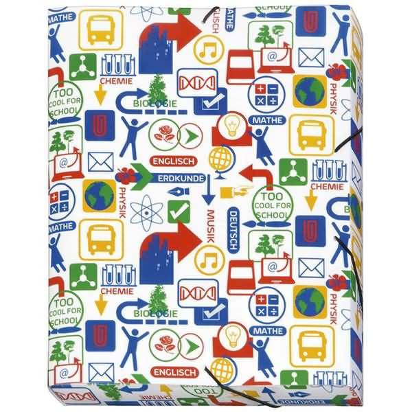 Sammelbox A4 mit Gummizug School