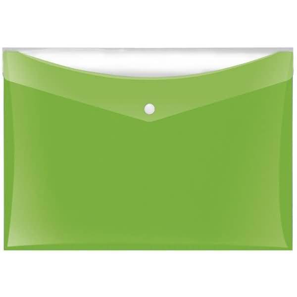 Sammeltaschen A4 grün mit zusätzlicher Tasche