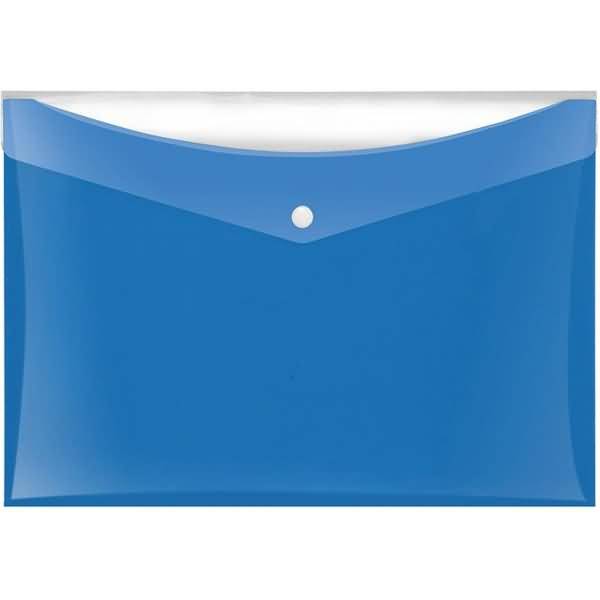 Sammeltaschen A4 blau mit zusätzlicher Tasche