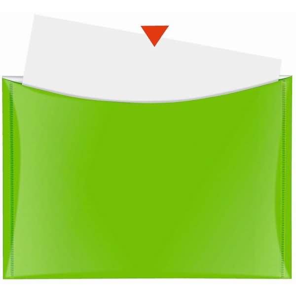 Sammeltaschen A5 grün mit zusätzlicher Tasche