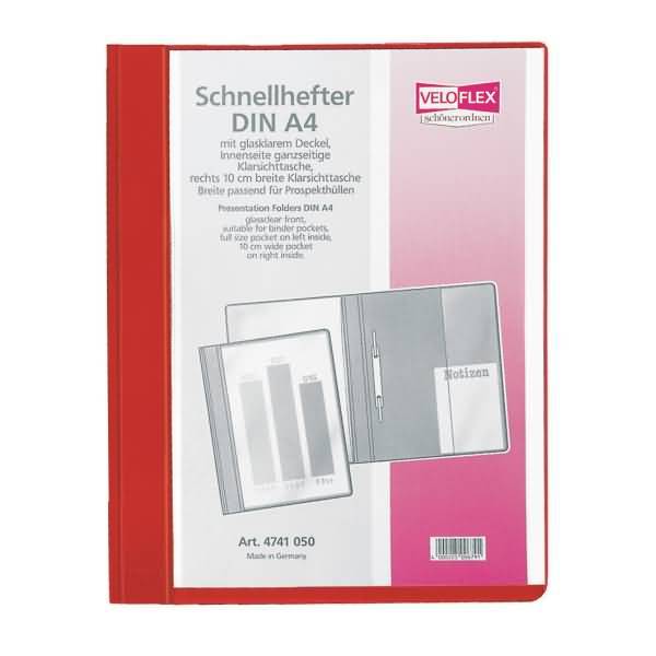 Schnellhefter Veloform A4 rot