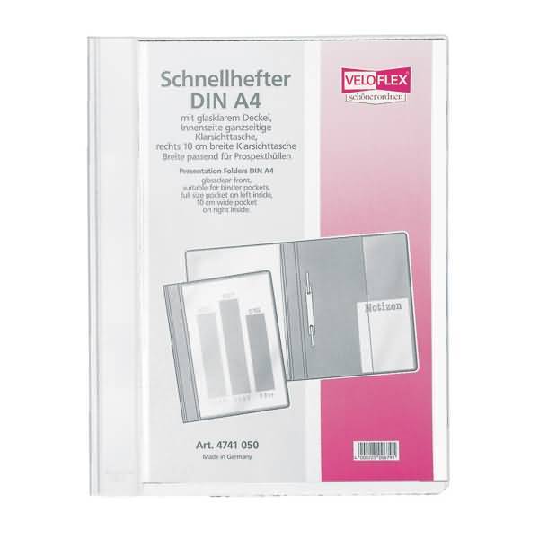 Schnellhefter Veloform A4 weiß