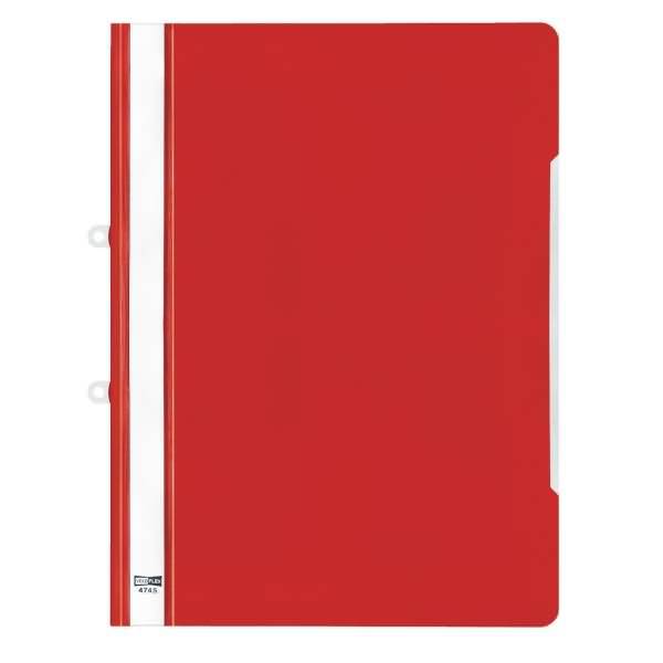 Angebotshefter A4 rot mit Abheftschieber