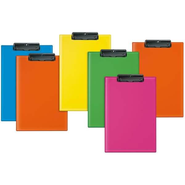 Klemmbrett Velocolor A4 PVC sortiert