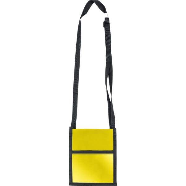 Brustbeutel Velocolor aus Polyester gelb