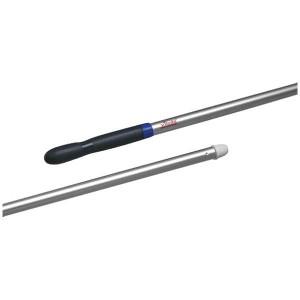 Vileda Alu-Besenstiel 150 cm Clip blau mit Gewinde 150 cm Länge