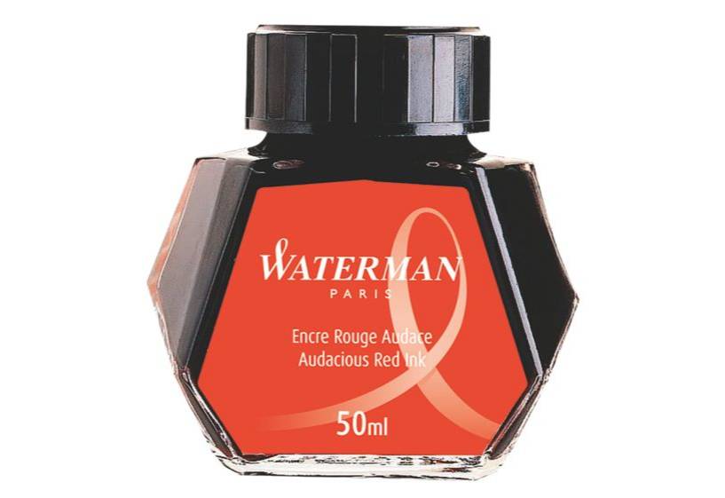Waterman S0110730, Rot, Schwarz, Transparent, Füllfederhalter, 50 ml, 1 Stück(e)