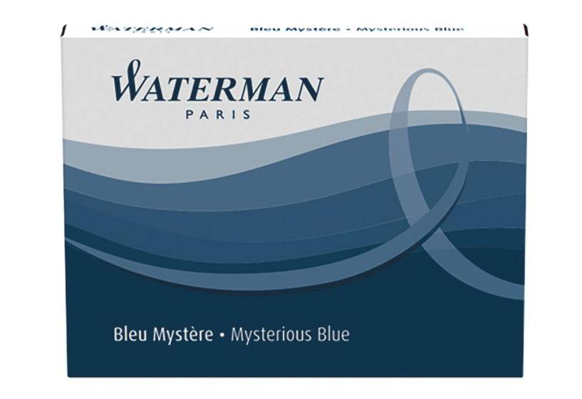 Waterman S0110910, Blau, Blau, Weiß, Füllfederhalter, 8 Stück(e)