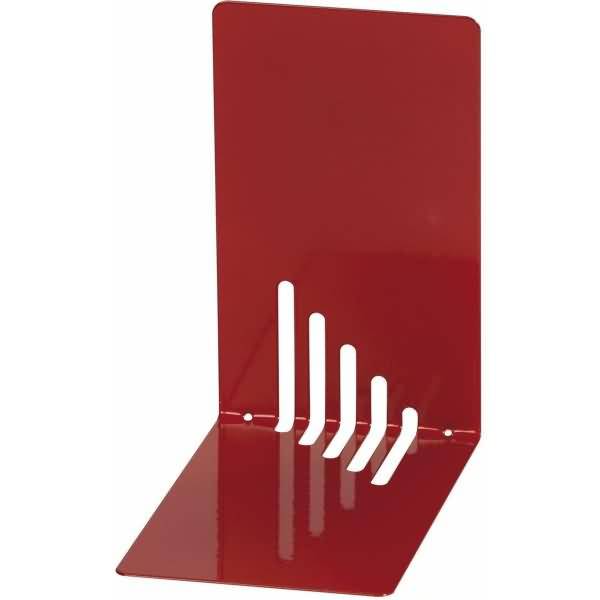 Buchstütze Metall 14x8,5x14cm rot