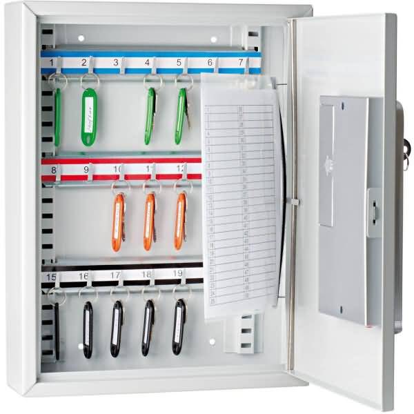 WEDO - Schlüsselschrank - 21 Haken - Stahl