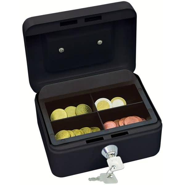 Geldkassette Gr. 1 15,2x11,5x8,0cm schwarz