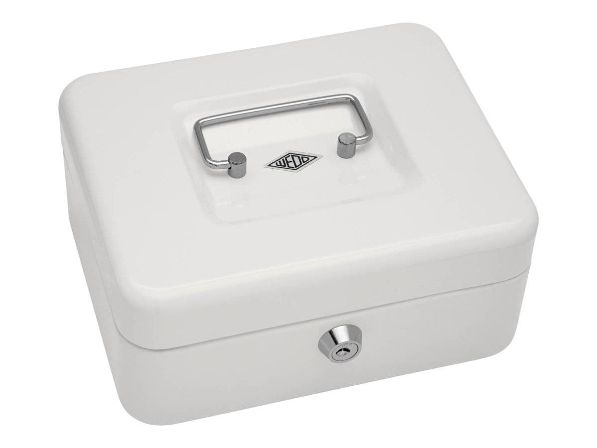 WEDO Gr.2 - Geldkassette - Stahl - weiße Pulverbeschichtung