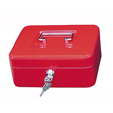 WEDO Geldkassette 145202H 20x9x16cm Größe 2 Clip rot