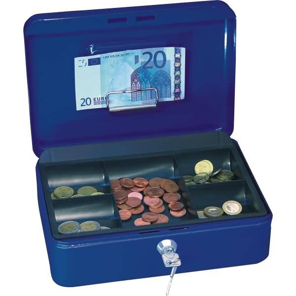 Geldkassette Größe 3 blau