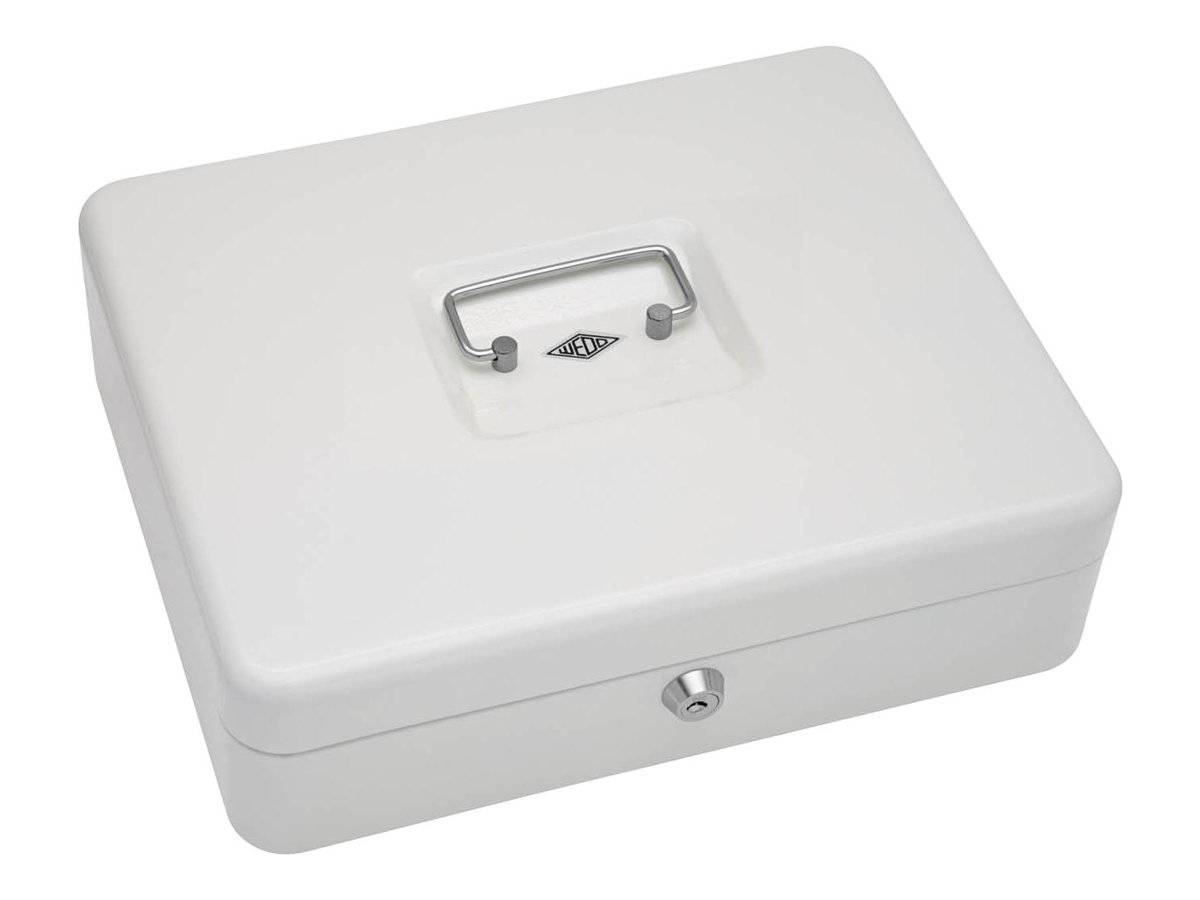 WEDO Gr.4 - Geldkassette - Stahl - weiße Pulverbeschichtung