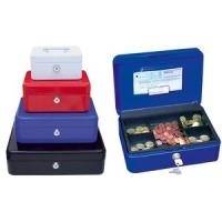 WEDO Geldkassettenersatz-Einsatz mit 5 Fächern, schwarz für Geldkassette mit Clip