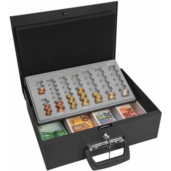 Geldzählkassette Universa 355x275x100mm schwarz