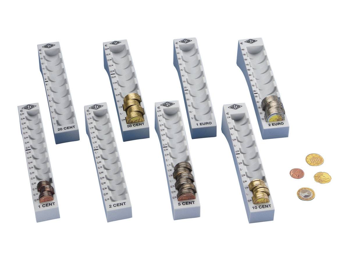 WEDO EURO 1,00 - Zählbrett - Hellgrau - für P/N: