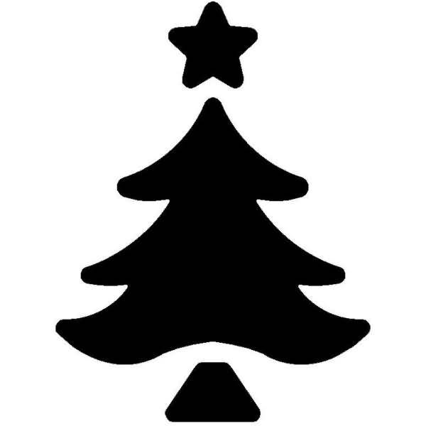 Motivlocher klein Weihnachtsbaum