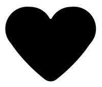 Wedo Heart, Form Handwerksstanze, Grau, Orange, Papier, 220 g/m², 65 mm, 44 mm