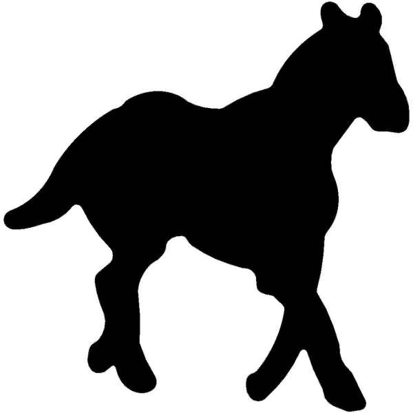 Motivlocher groß Pferd