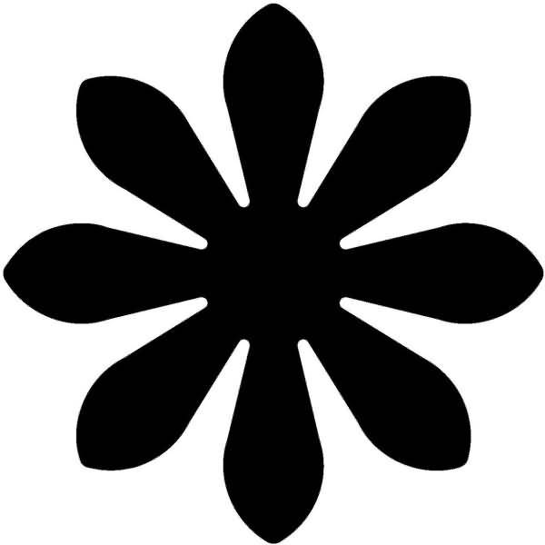 Motivlocher groß Sonnenblume