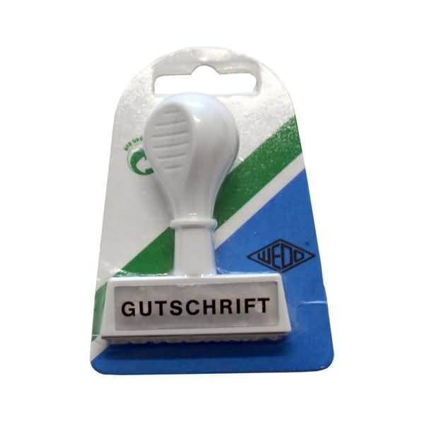 Textstempel -Gutschrift-