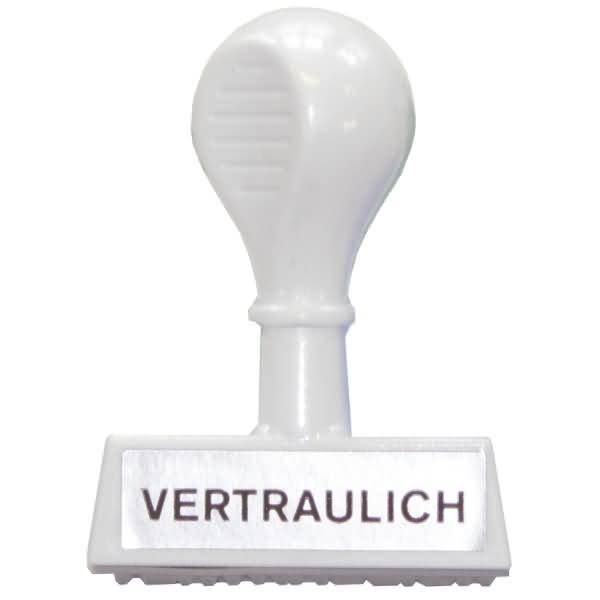 Textstempel -Vertraulich-