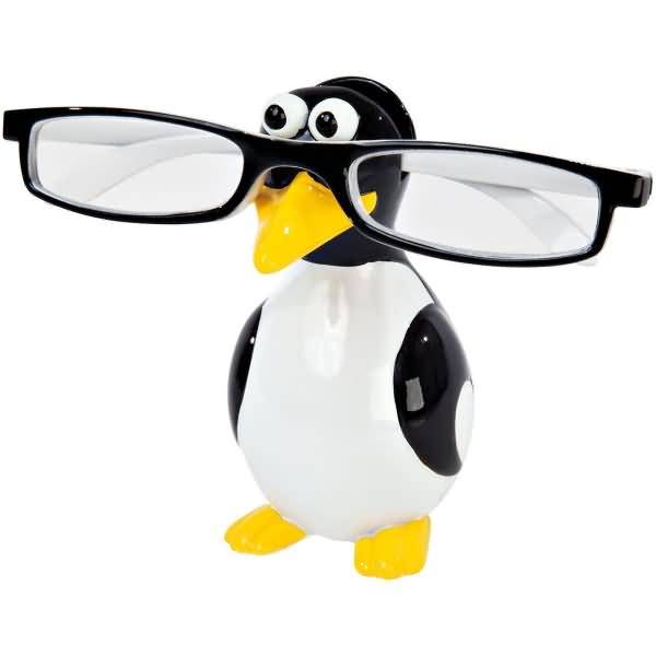 Brillenhalter Pinguin