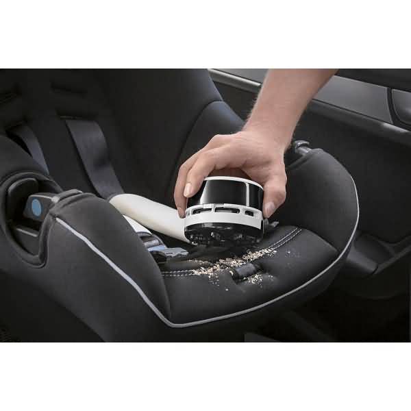 Tischstaubsauger incl. Batterien schwarz/weiß