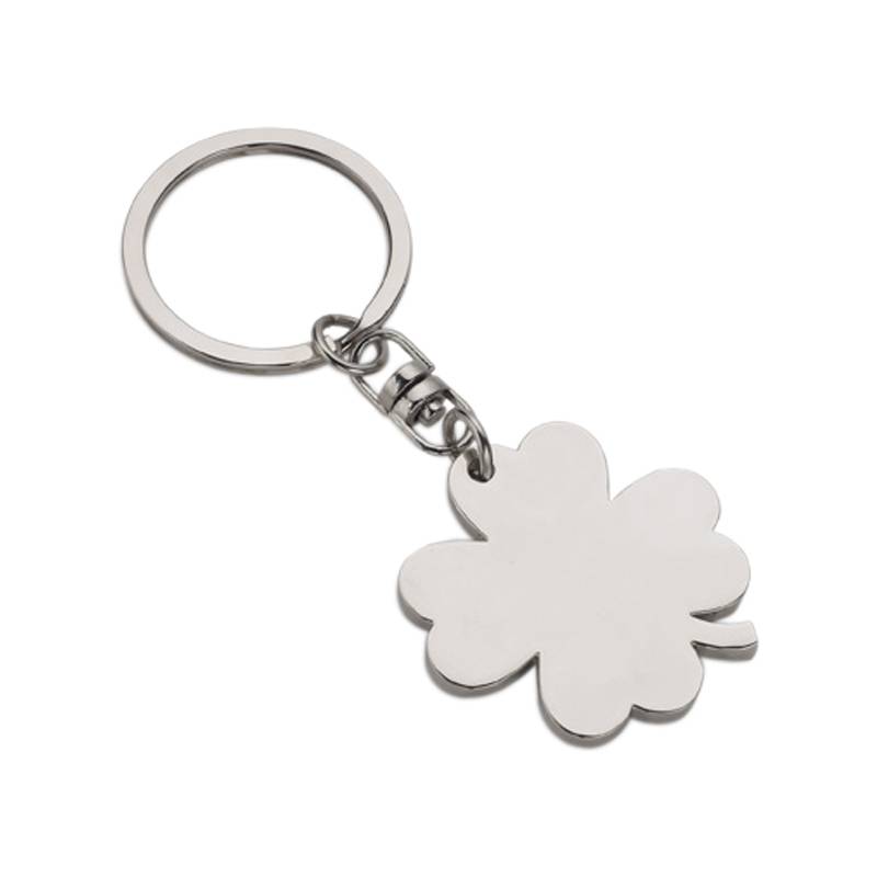 WEDO Schlüsselanhänger Kleeblatt, aus Metall