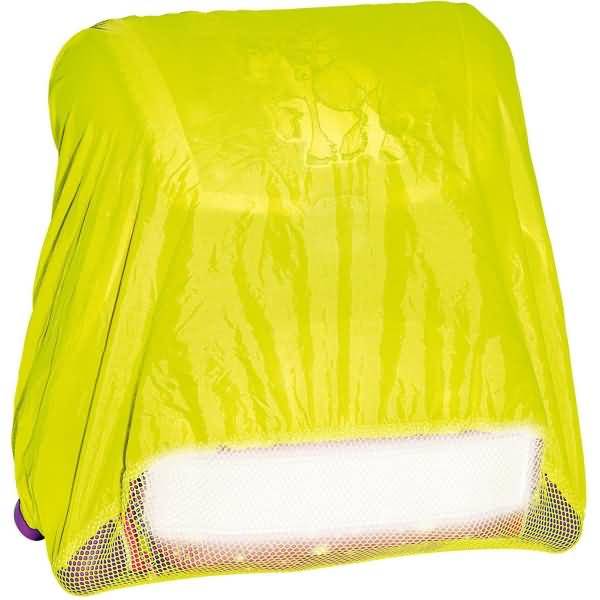 Ranzen-Regenhaube leuchtgelb