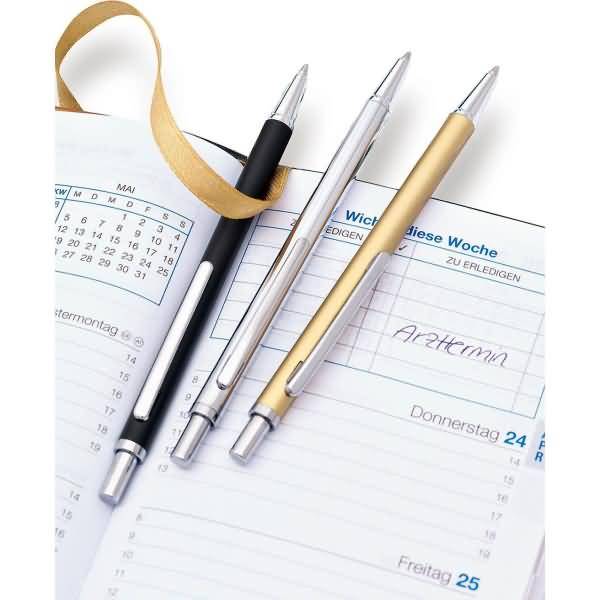 Kugelschreiber Piccolini Kalenderstift farbig sortiert