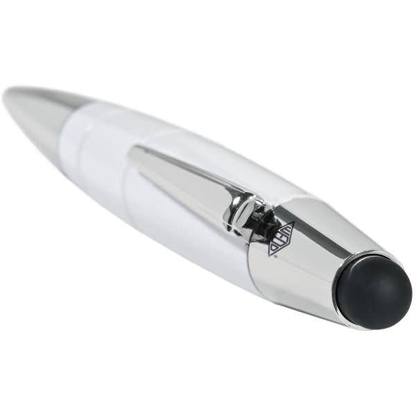 Kugelschreiber Pioneer mit Touchpen weiß