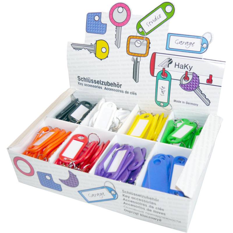 WEDO Schlüsselanhänger mit Ring, 200er Display