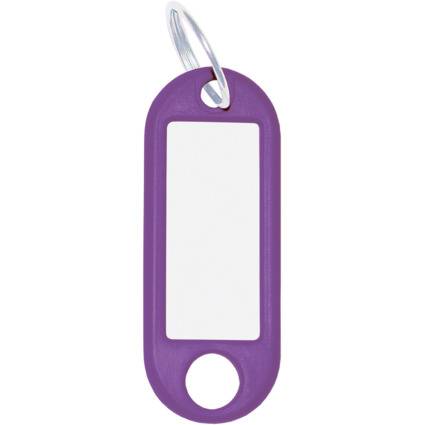 WEDO Schlüsselanhänger mit Ring, Durchmesser: 18 mm, violett